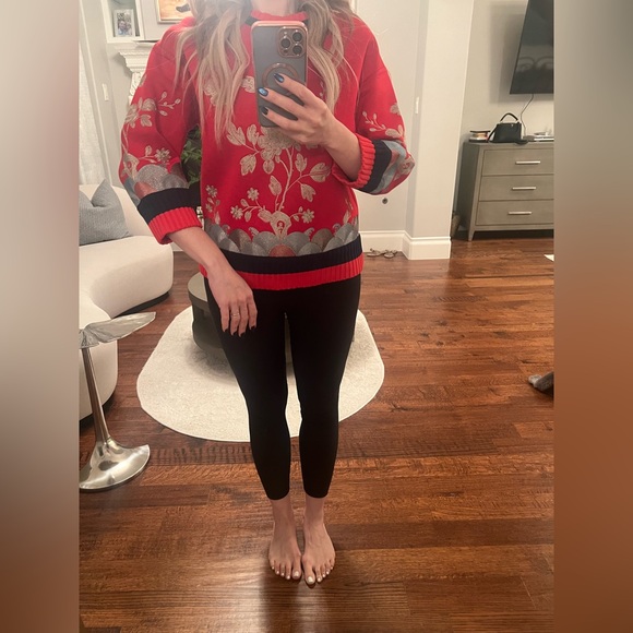Gucci Floral Red Sweatshirt. Never worn. Size XS - Picture 2 of 5